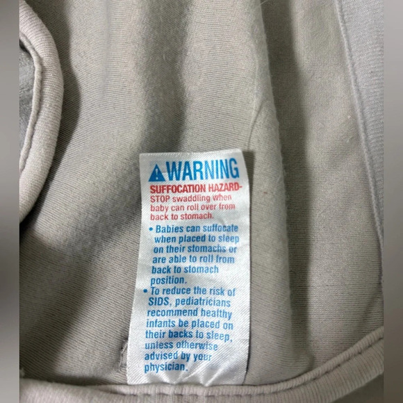 Gray Baby Swaddle OS - Picture 2 of 6